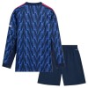 Maillot à Manches Longues Arsenal Extérieur 2025-26 Pour Enfant